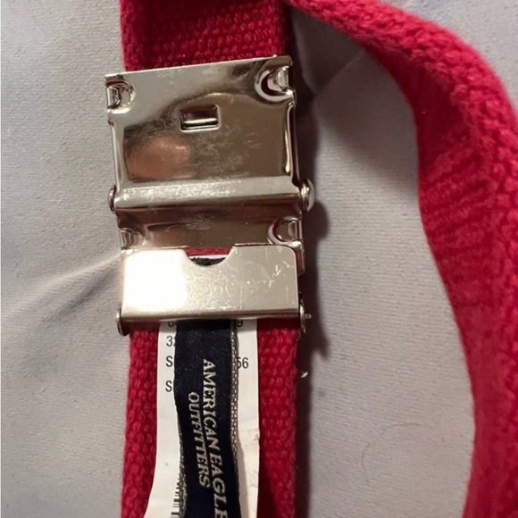 American Eagle Fabric Belt Small Red - Picture 4 of 5